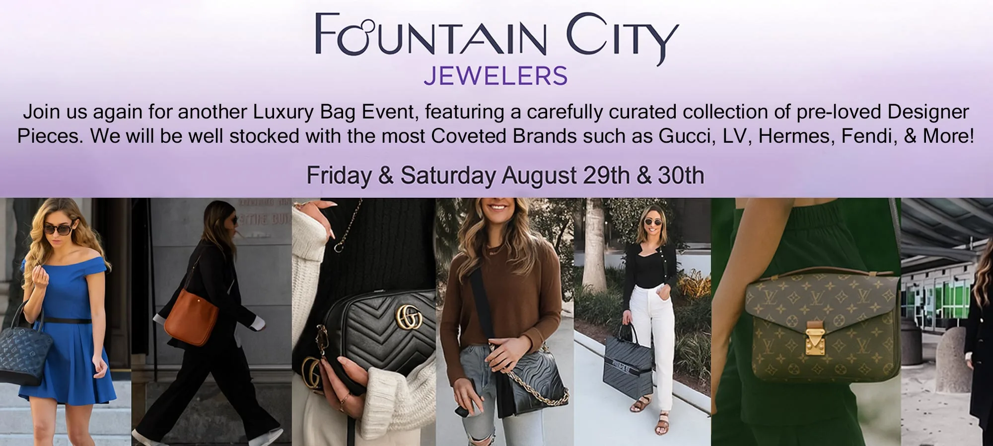 Luxury Handbag Sale Fountain City Jewelers