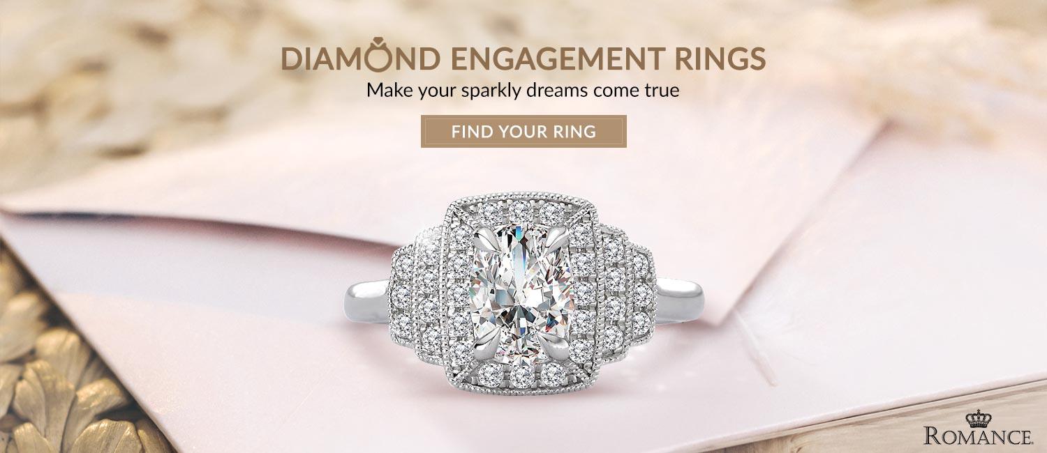 Shop Diamond Engagement Rings at Fountain City Jewelers